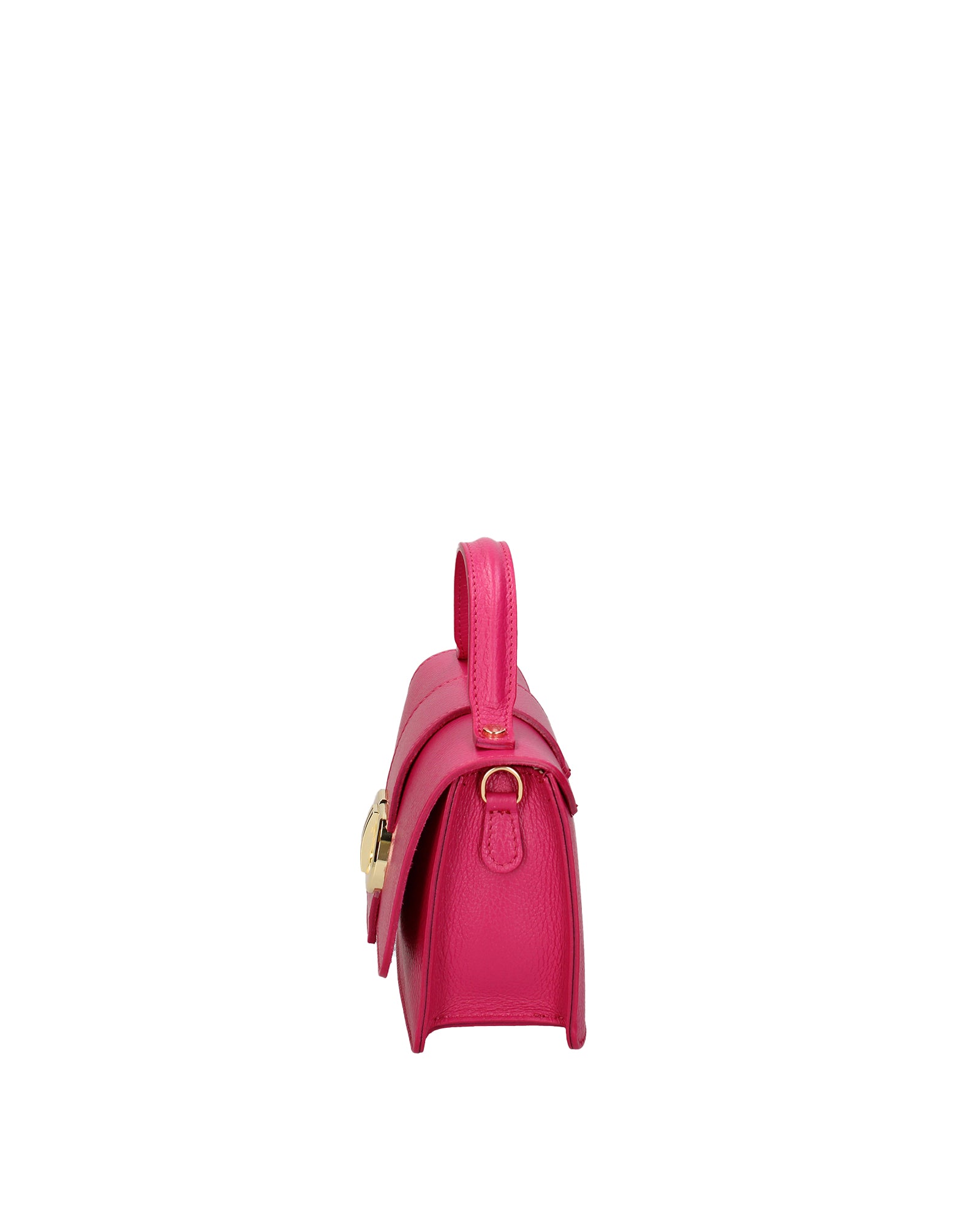 Aroa Borsa a mano da donna Vera pelle 07132-D02 FUXIA Gave Lux