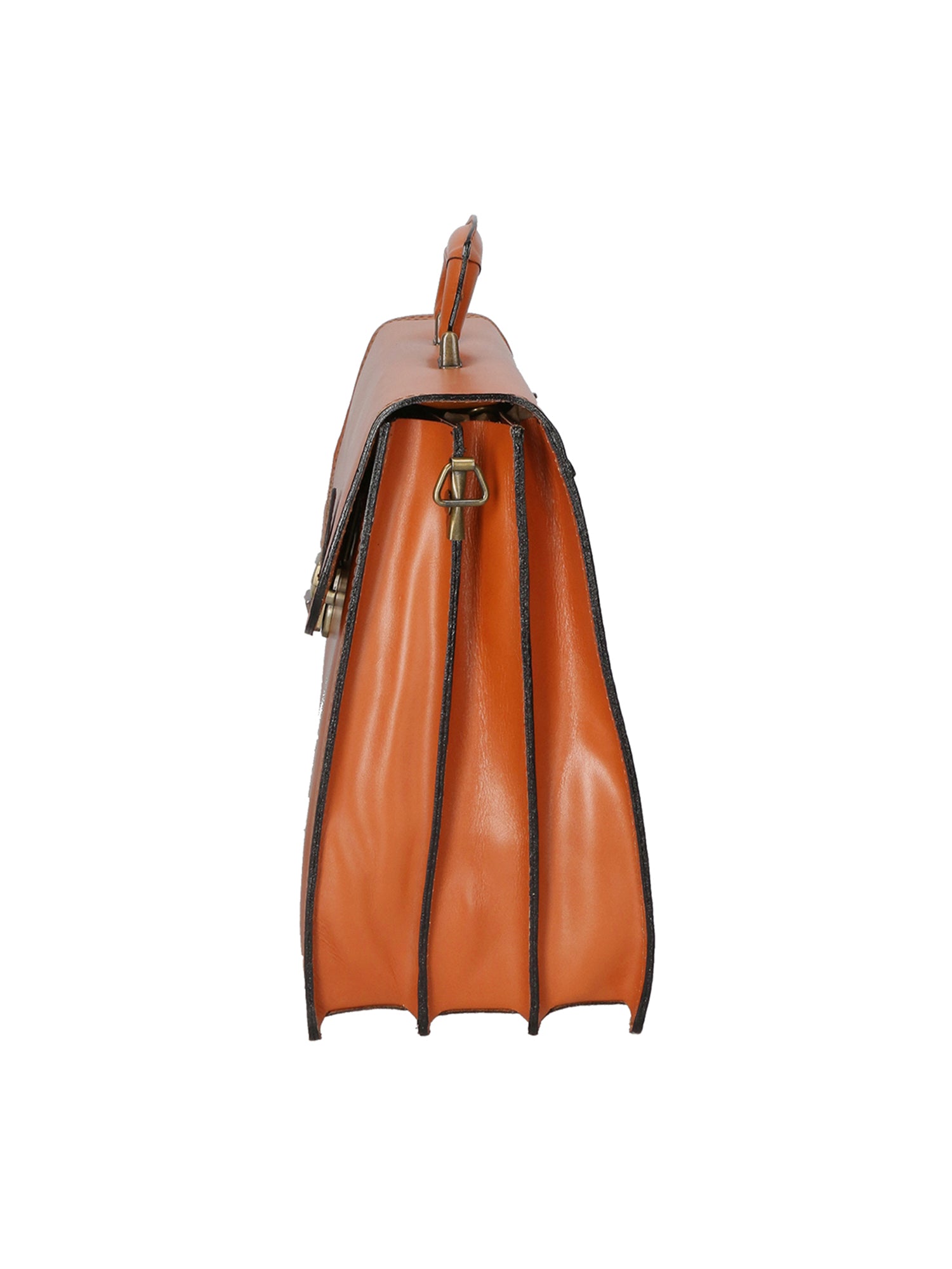 Cesare Borsa da lavoro uomo Vera pelle 7002-CUOIO Gave Lux