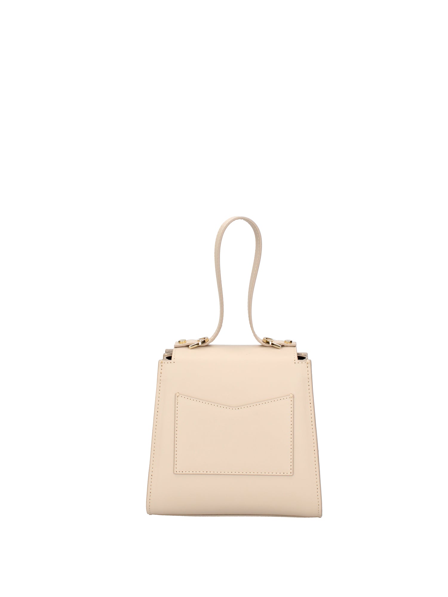 Borsa a mano da donna 100% pelle 07204-L116 BEIGE Viola Castellani