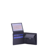 Portafoglio uomo in vera pelle Casual CC808-992-BLU Coveri Collection