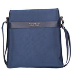 Borsa a tracolla uomo Pelle vegana + Tessuto PCL3068-BLU Northampton Polo Club