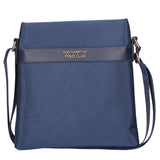 Borsa a tracolla uomo Pelle vegana + Tessuto PCL3068-BLU Northampton Polo Club
