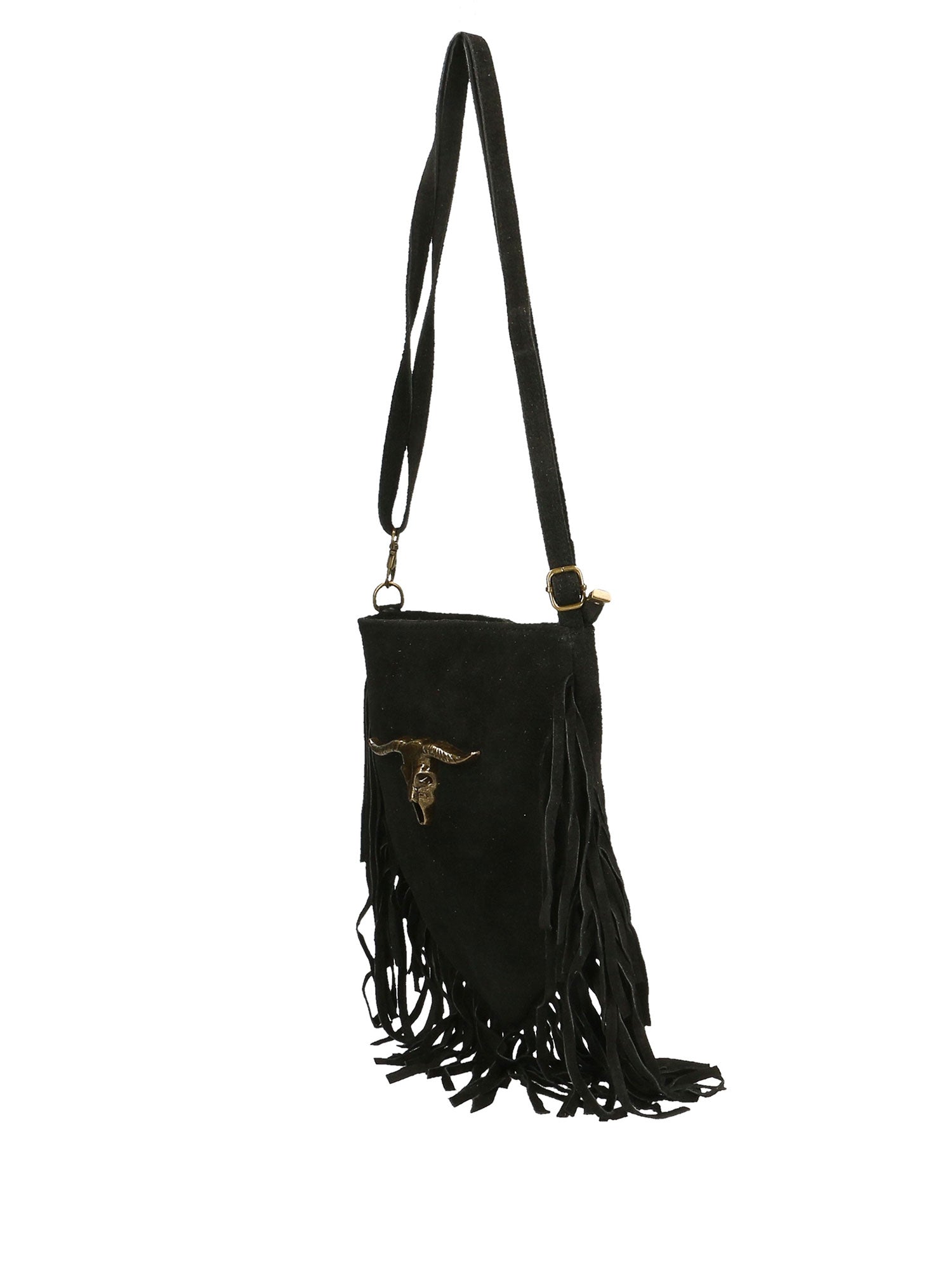 Solana Borsa a tracolla da donna Vera pelle 1518-NERO Gave Lux