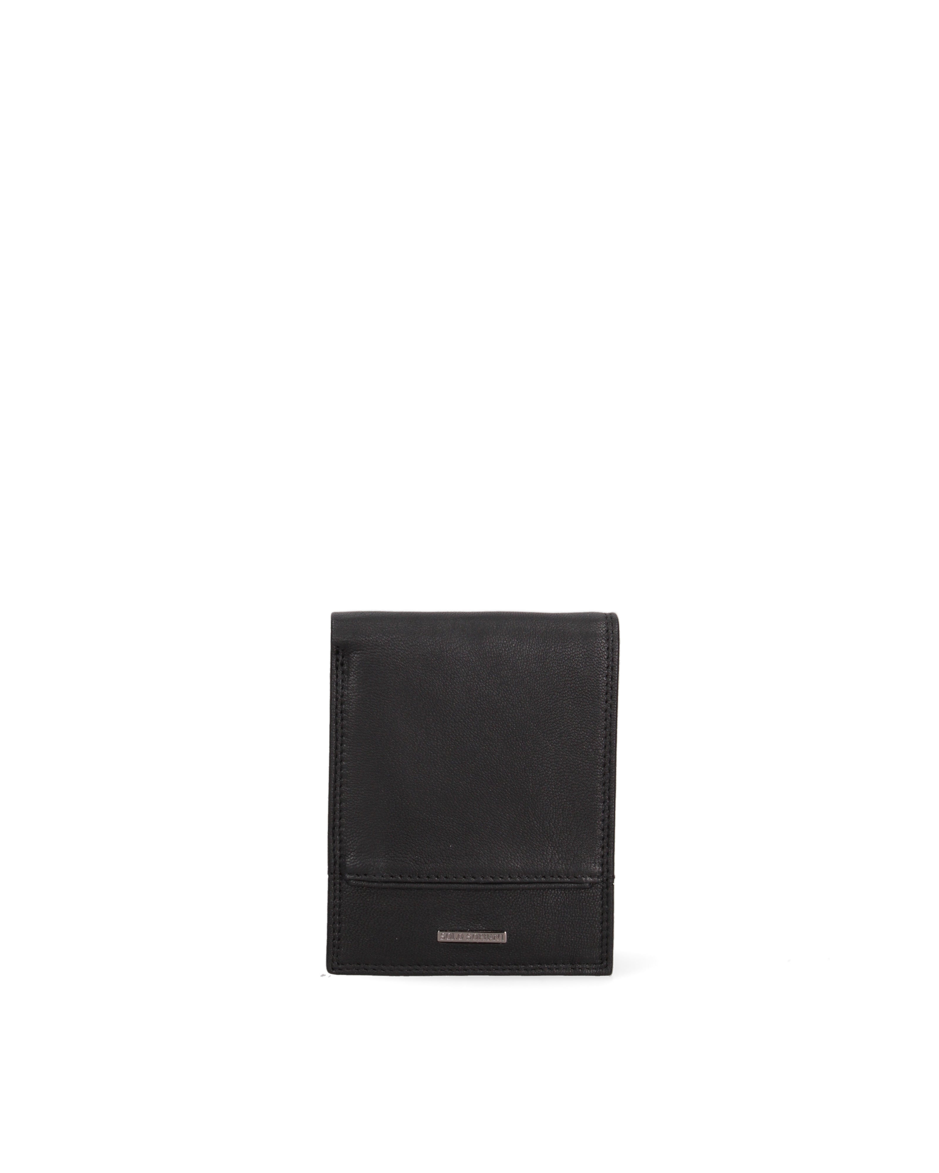 Portafoglio uomo in vera pelle Sfoderato K35355P053-NERO Solo Soprani