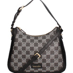 Vigevano Borsa a tracolla da donna 100% poliuretano B16174-NERO Braccialini