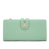 Portafoglio da donna 100% pelle vegana PU 798-3PT-JADEGREEN Diana&co