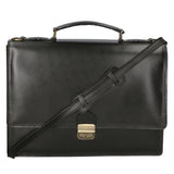 Ivo 7003-NERO Borsa da lavoro unisex in vera pelle Gave Lux