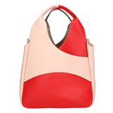 Iside Borsa a mano da donna 100% pelle 05793-D58 ROSSO + D13 ROSA Gave Lux