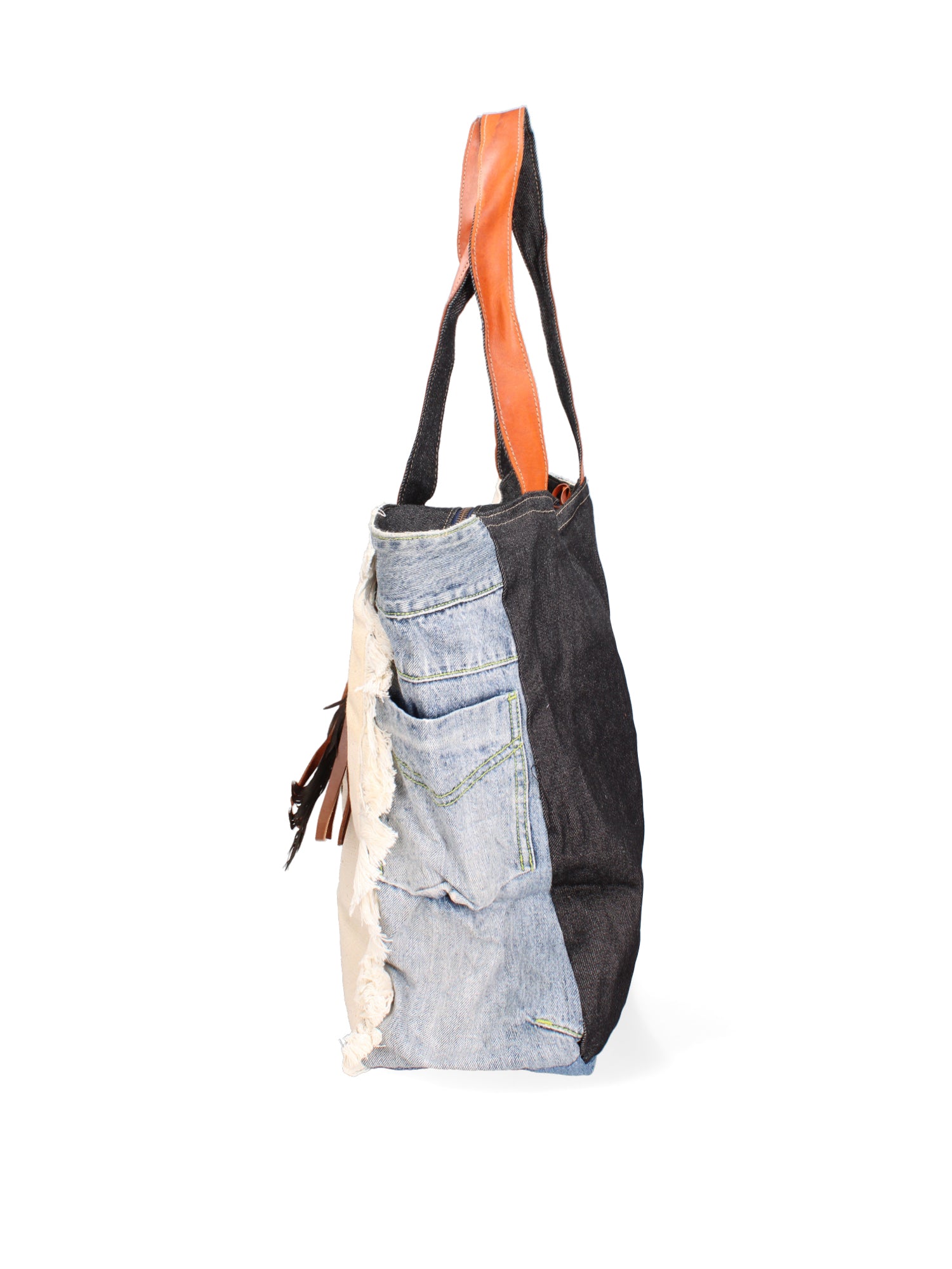 Anya Borsa a spalla da donna 100% Cotone 88109-51-BLU JEANS Gave Lux