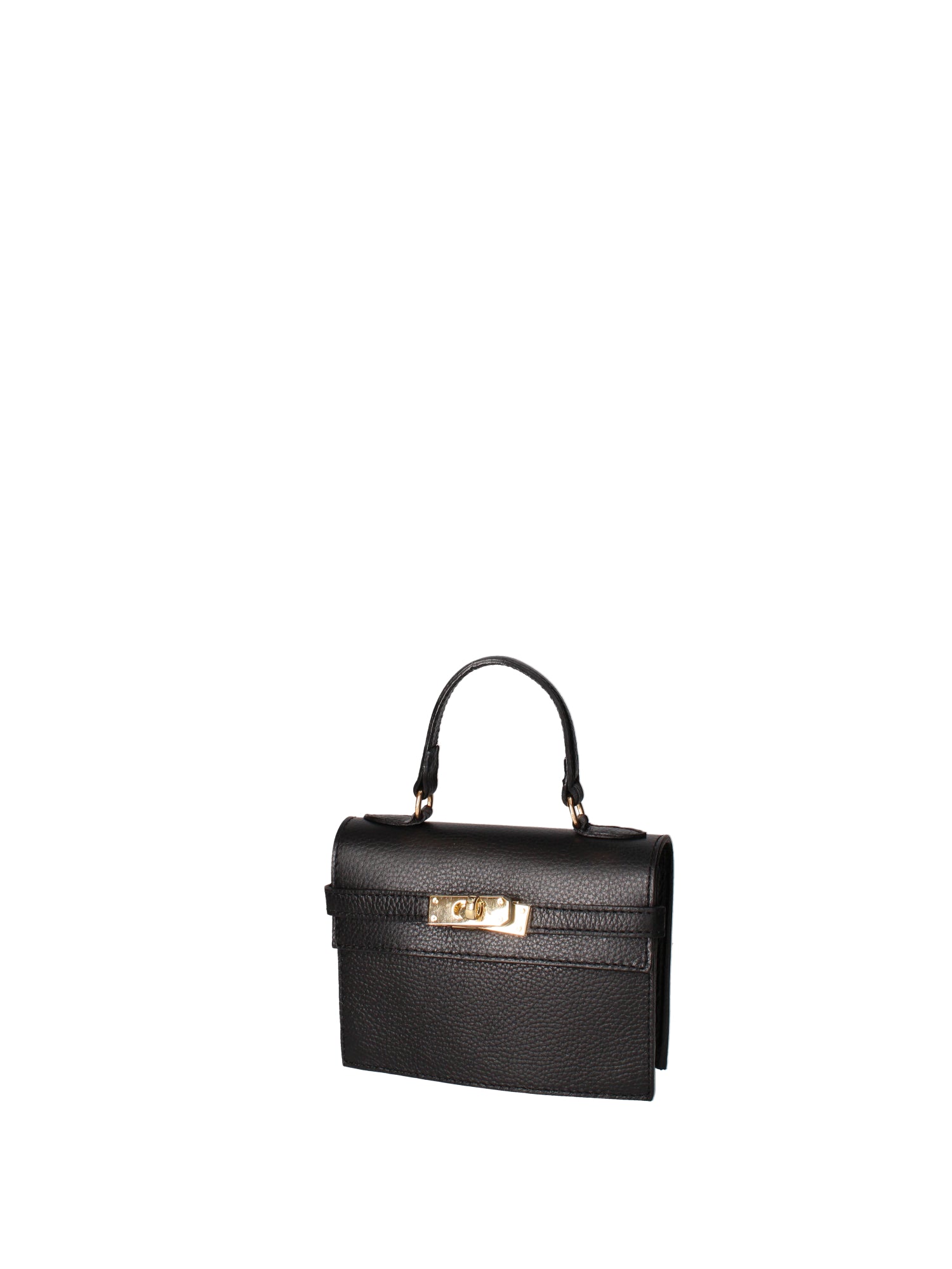 Borsa a mano da donna Vera pelle 07161-D28 NERO Roberta Rossi