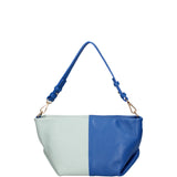Borsa a spalla da donna Vera pelle 07165-D22 BLUETTE+D102 CIELO Roberta Rossi