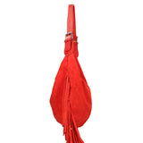 Zefira Borsa a spalla da donna Pelle Scamosciata 8630-ROSSO Gave Lux
