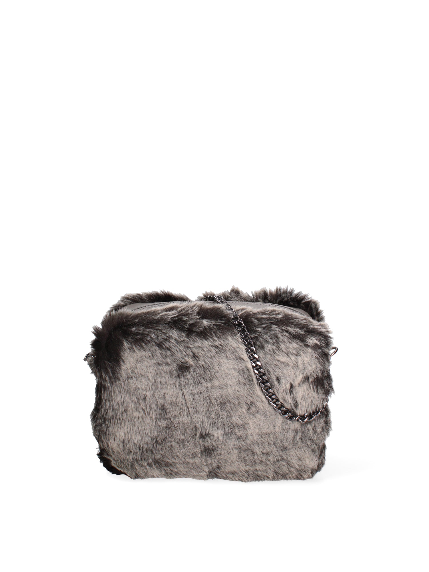 Ambre Borsa a spalla donna Vera pelle 8489-GRIGIO Gave Lux