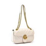Borsa a tracolla da donna 100% pelle vegana PU GGB011CRM Gabriella G Firenze