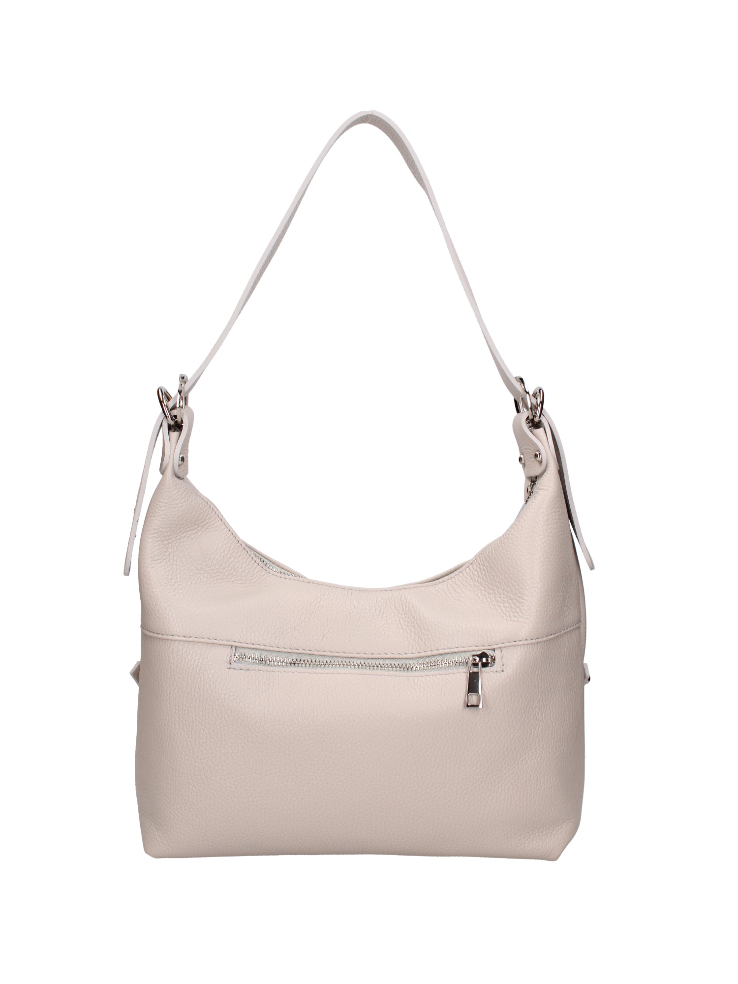 Fiorenza Lux Borsa a spalla da donna Vera pelle 07140-D86 GRIGIO PERLA Viola Castellani
