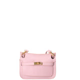 Katie Borsa a tracolla da donna 100% vera pelle 07145-D56 PINK Viola Castellani