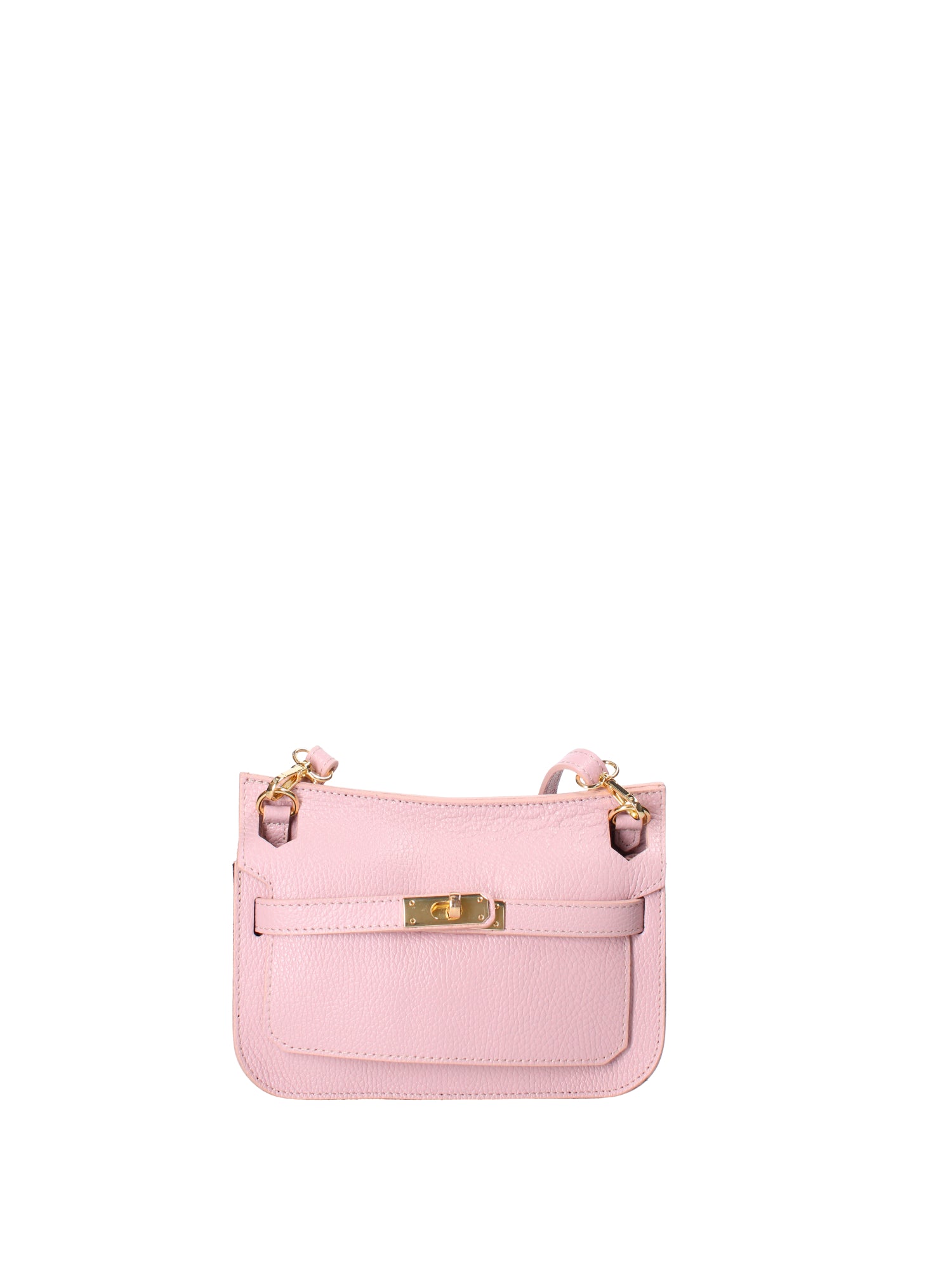Katie Borsa a tracolla da donna 100% vera pelle 07145-D56 PINK Viola Castellani