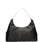 Borsa a spalla da donna Vera pelle 07233-BIANCO+D28 NERO Roberta Rossi