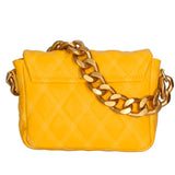 Adriana Borsa a mano da donna Vera pelle 04539-S04 GIALLO Gave Lux