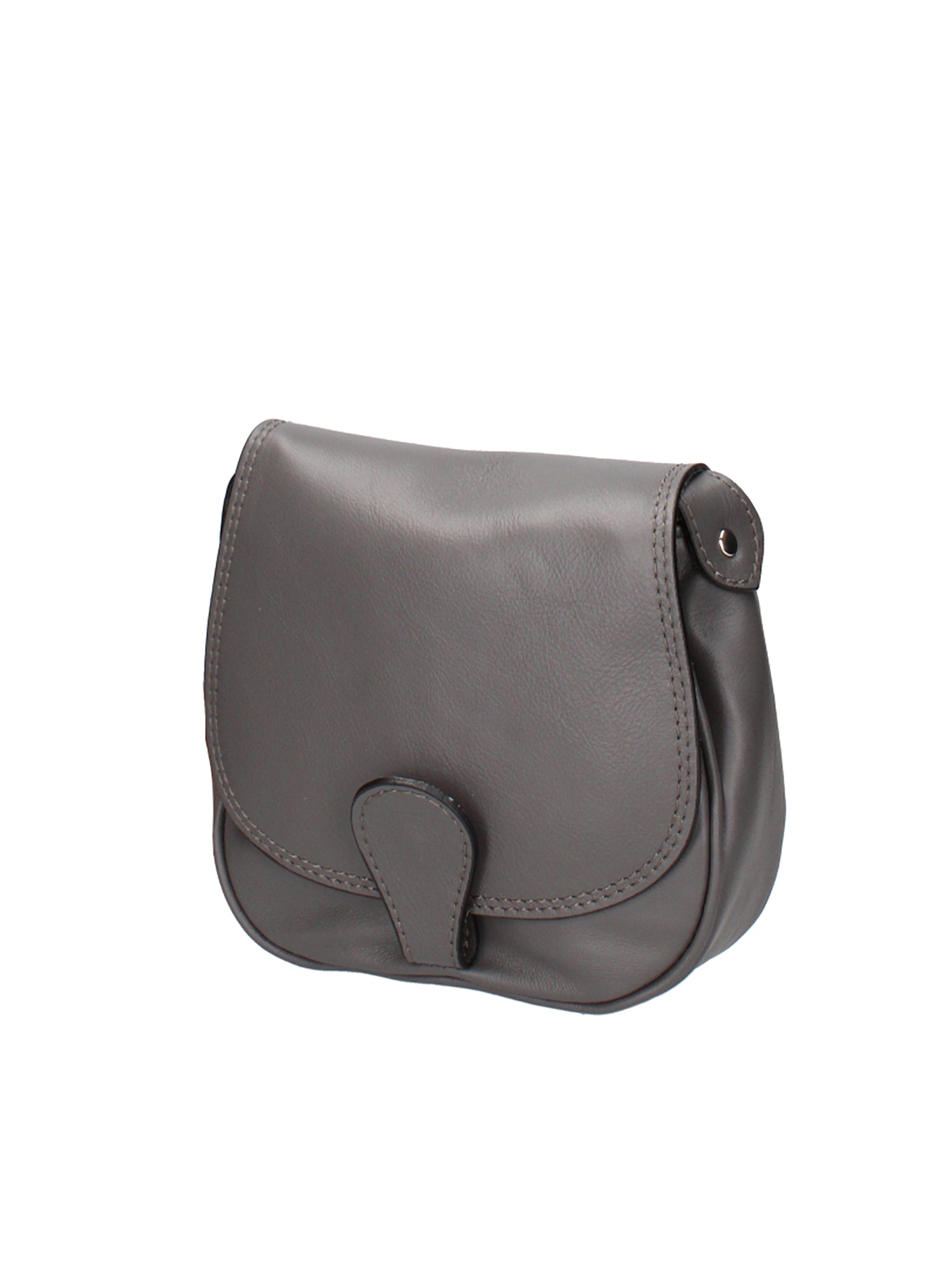 Bianca Borsa a tracolla da donna Vera pelle 10016 1020-S27 CENERE Gave Lux