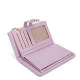 Portafoglio donna in pelle vegana Casual 798-2-2PT-LAVENDER Diana&co