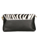 Safira Borsa a mano da donna Vera pelle 04760-ZEBRA BIANCO Gave Lux