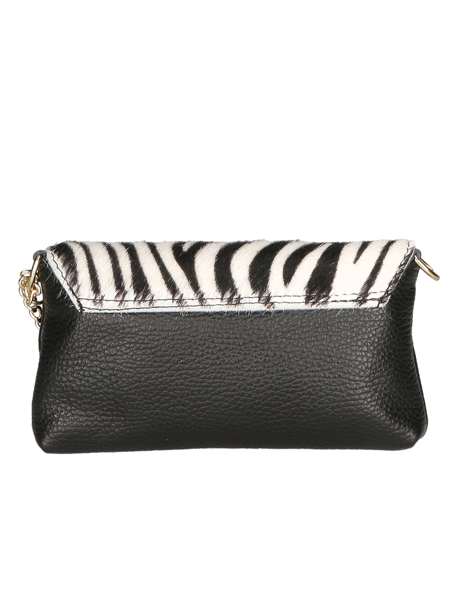 Safira Borsa a mano da donna Vera pelle 04760-ZEBRA BIANCO Gave Lux