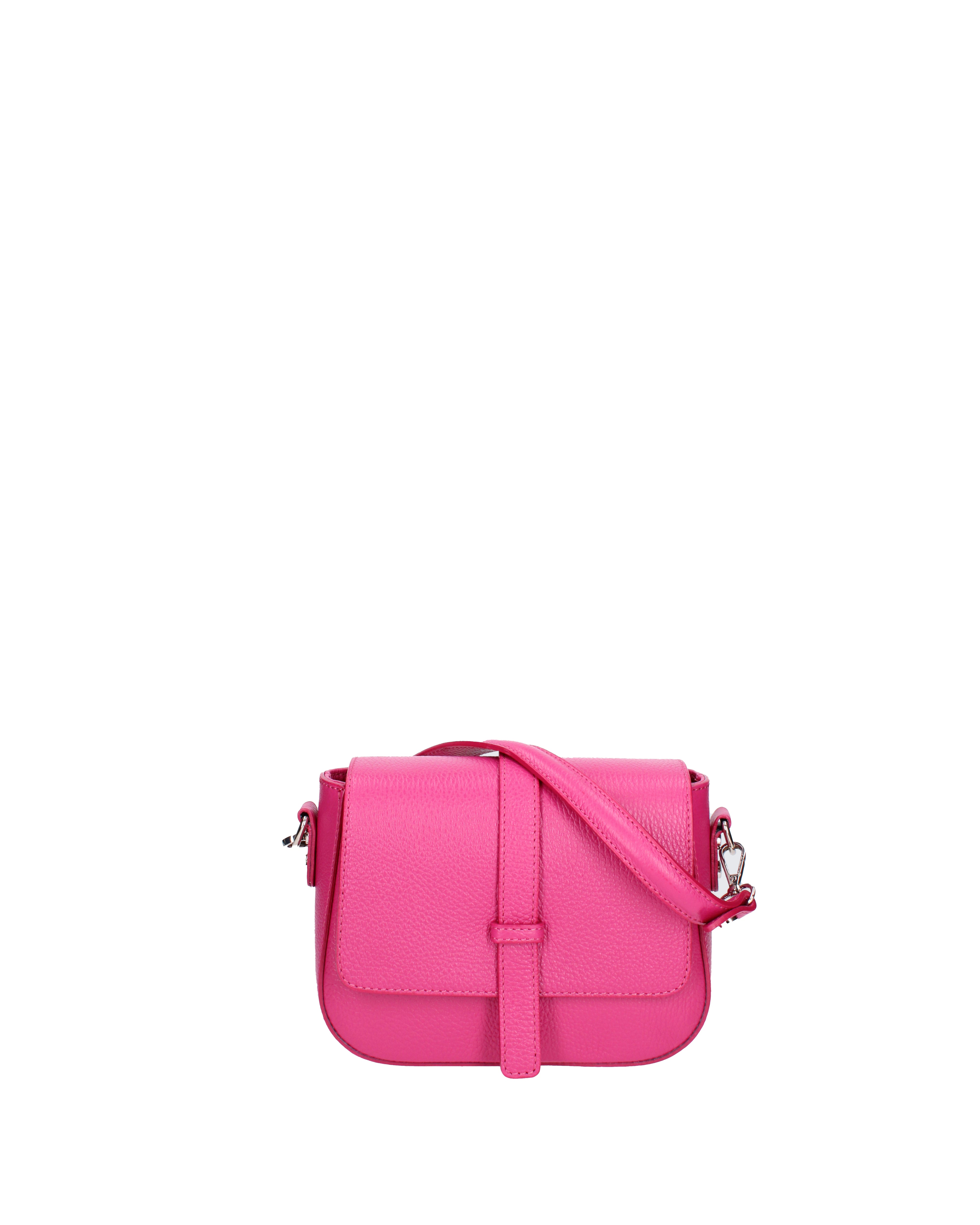 Borsa a tracolla da donna Vera pelle 07203-D02 FUXIA Roberta Rossi