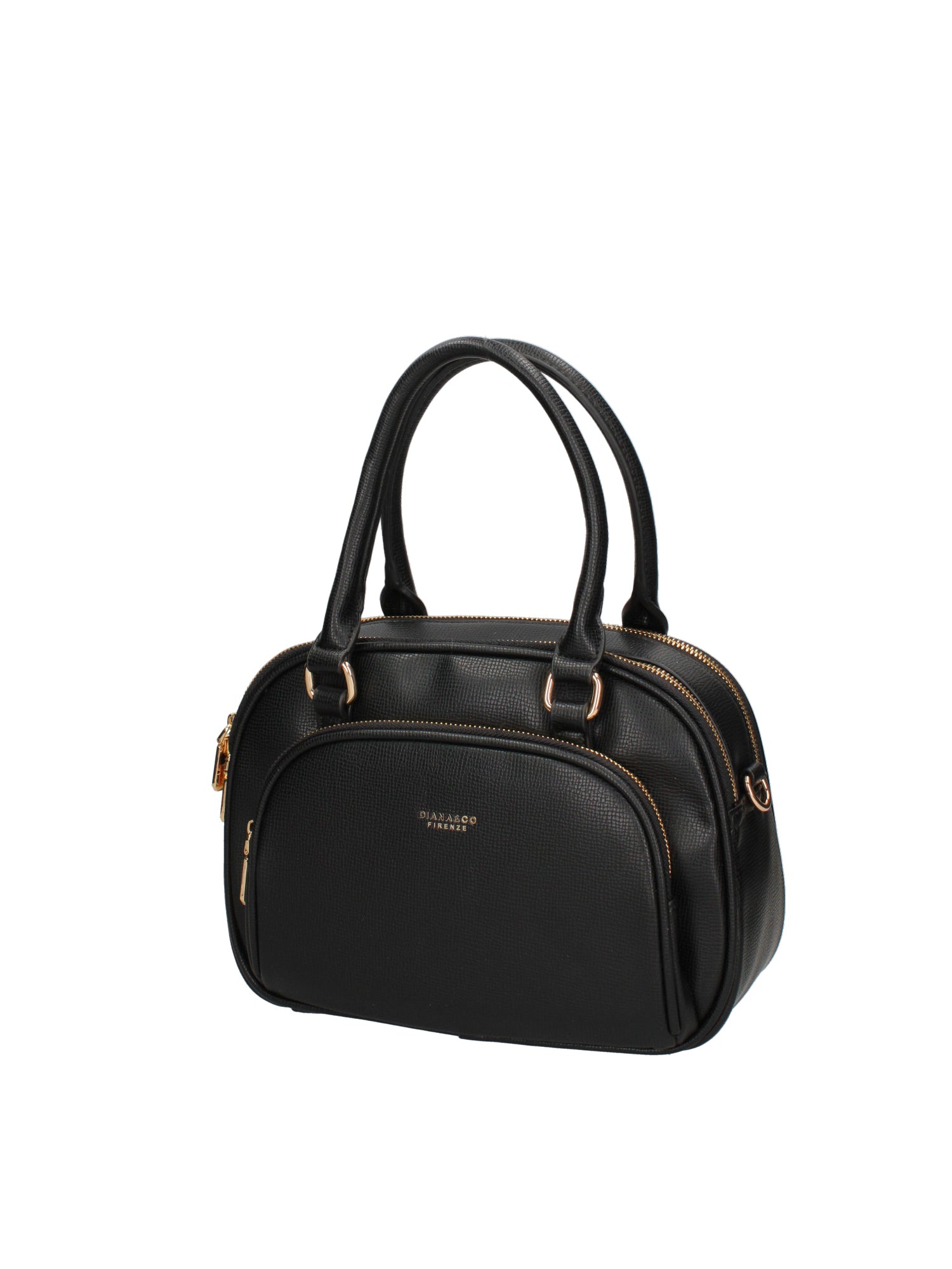 Borsa a mano da donna Ecopelle 601-4-BLACK Diana&co