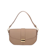 Borsa a spalla da donna Vera pelle 07229-L110 TAUPE Roberta Rossi