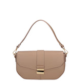 Borsa a spalla da donna Vera pelle 07229-L110 TAUPE Roberta Rossi