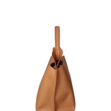 Borsa a mano da donna 100% pelle riciclata 07226-Cuoio Viola Castellani
