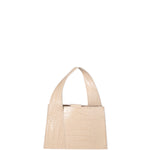 Borsa a mano da donna Vera pelle effetto cocco 07220-C37 BEIGE Roberta Rossi
