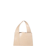 Borsa a mano da donna Vera pelle effetto cocco 07220-C37 BEIGE Roberta Rossi