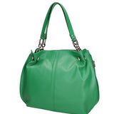 Ereba Borsa a mano da donna Made in Italy 100% pelle 3305-S47 VERDE MELA Gave Lux