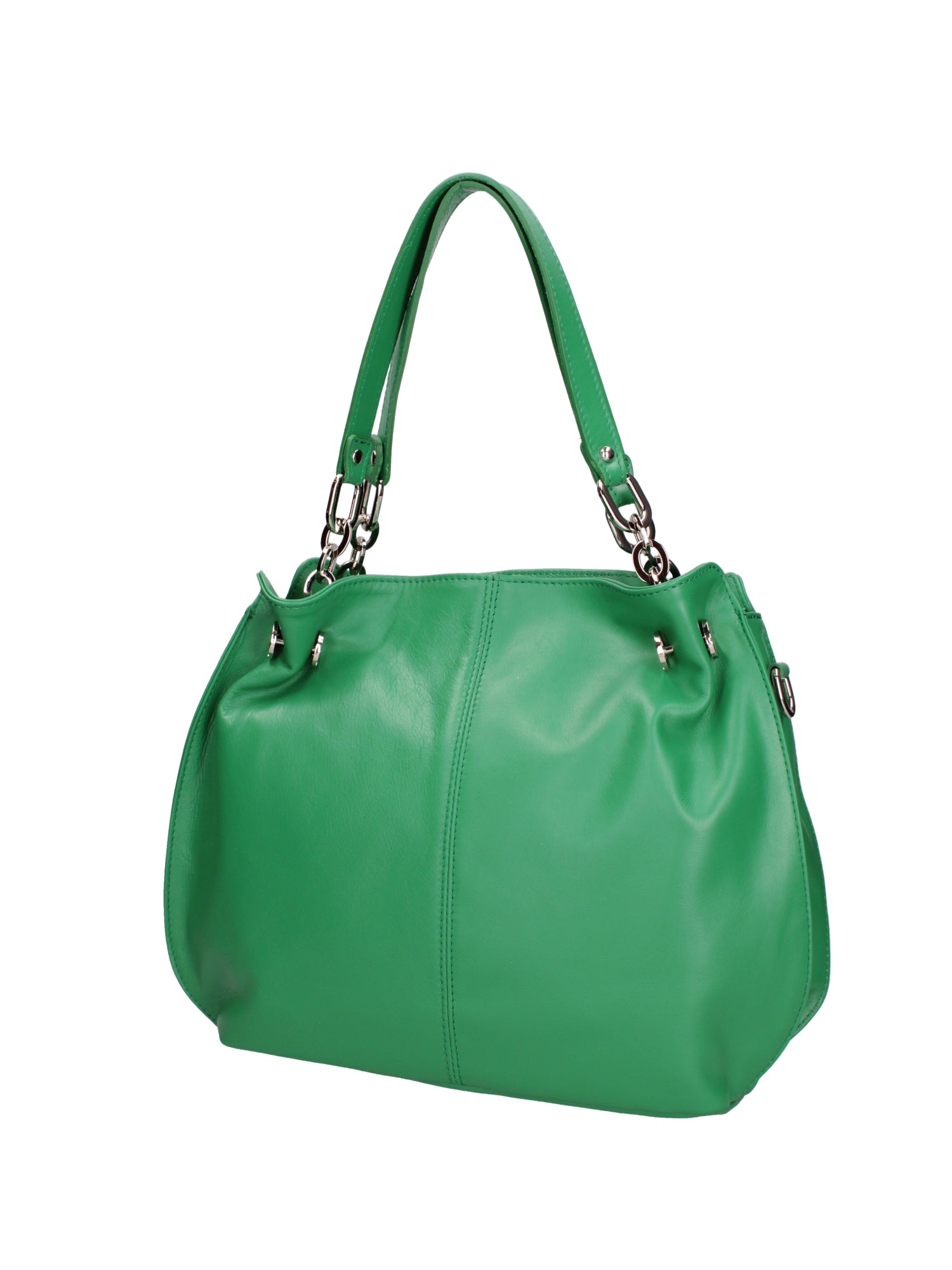 Ereba Borsa a mano da donna Made in Italy 100% pelle 3305-S47 VERDE MELA Gave Lux