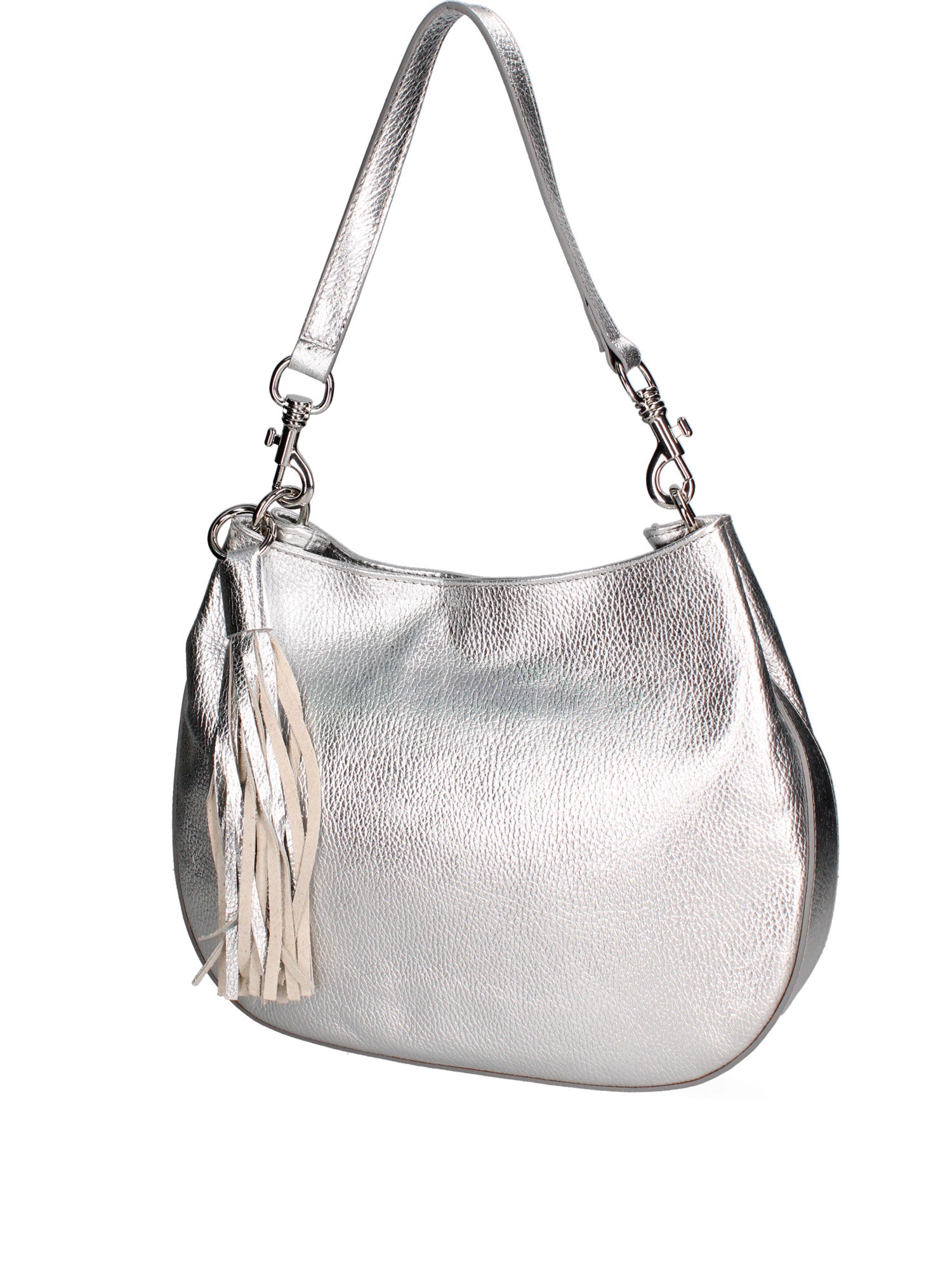 Elyana Borsa a spalla da donna Vera pelle 07316-DL1 ARGENTO Gave Lux