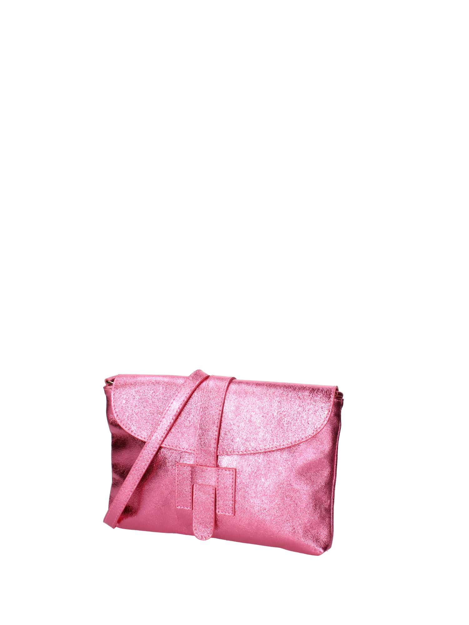Borsa a mano da donna Vera pelle 07163-L025 FUXIA CHIARO Viola Castellani