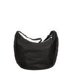 Silvana Elite Borsa a spalla donna Misto nylon e pelle LK0265-NERO Gave Lux