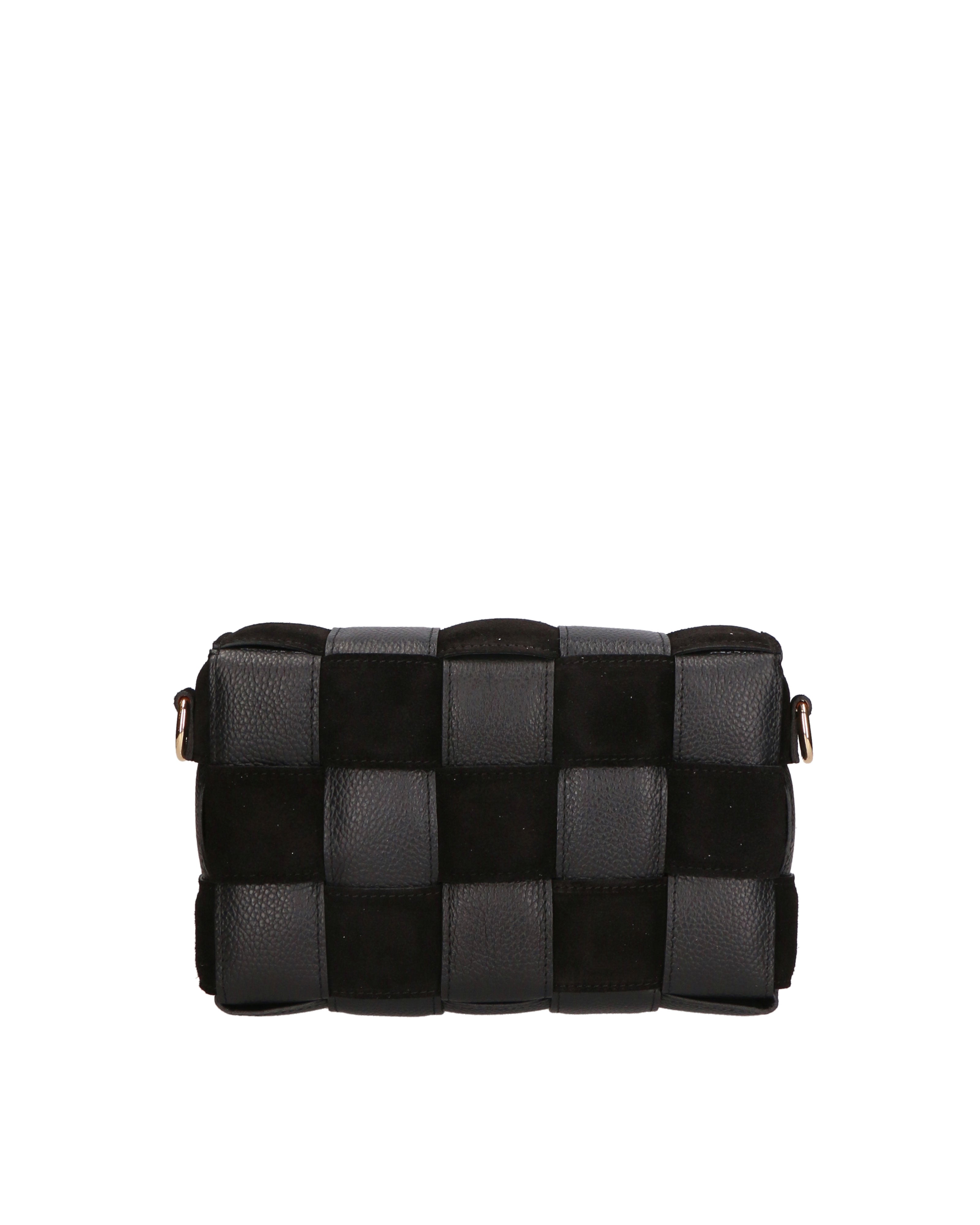 Aranea Borsa a tracolla donna Vera pelle R6080B-D28 NERO Chiara Ferretti