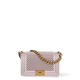 Borsa a mano da donna 100% Pvc FLAT-S-BALL 24-STONE - LIGHT GOLD Marc Ellis