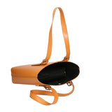 Germana Borsa a spalla da donna 100% pelle 05924-B44 CAMEL Gave Lux