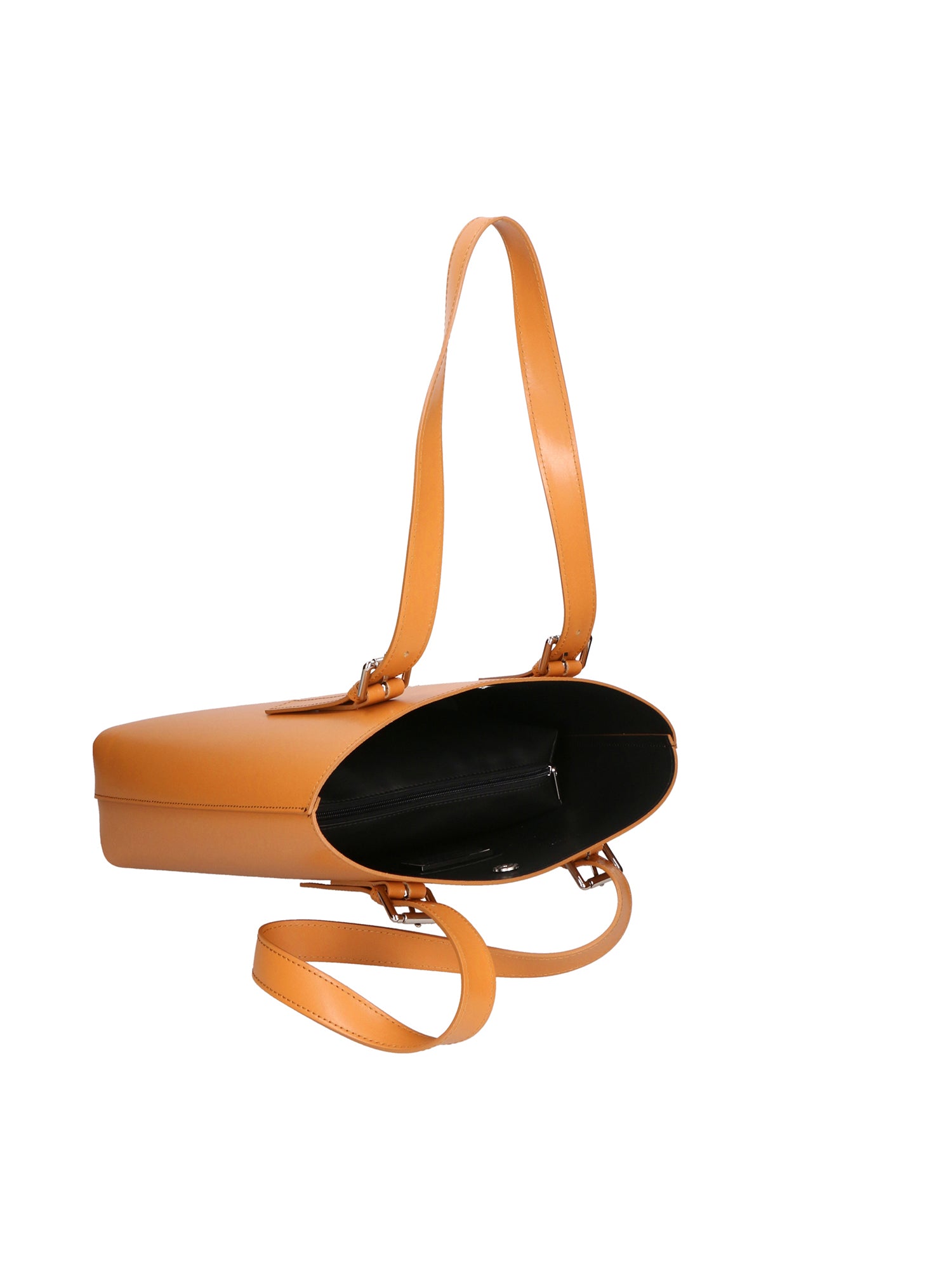 Germana Borsa a spalla da donna 100% pelle 05924-B44 CAMEL Gave Lux