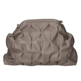 Miriam Borsa a spalla da donna Vera pelle 03770-S27 CENERE Gave Lux