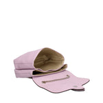 Caelia Borsa a tracolla da donna Vera pelle 194942-LILLA+BEIGE Gave Lux