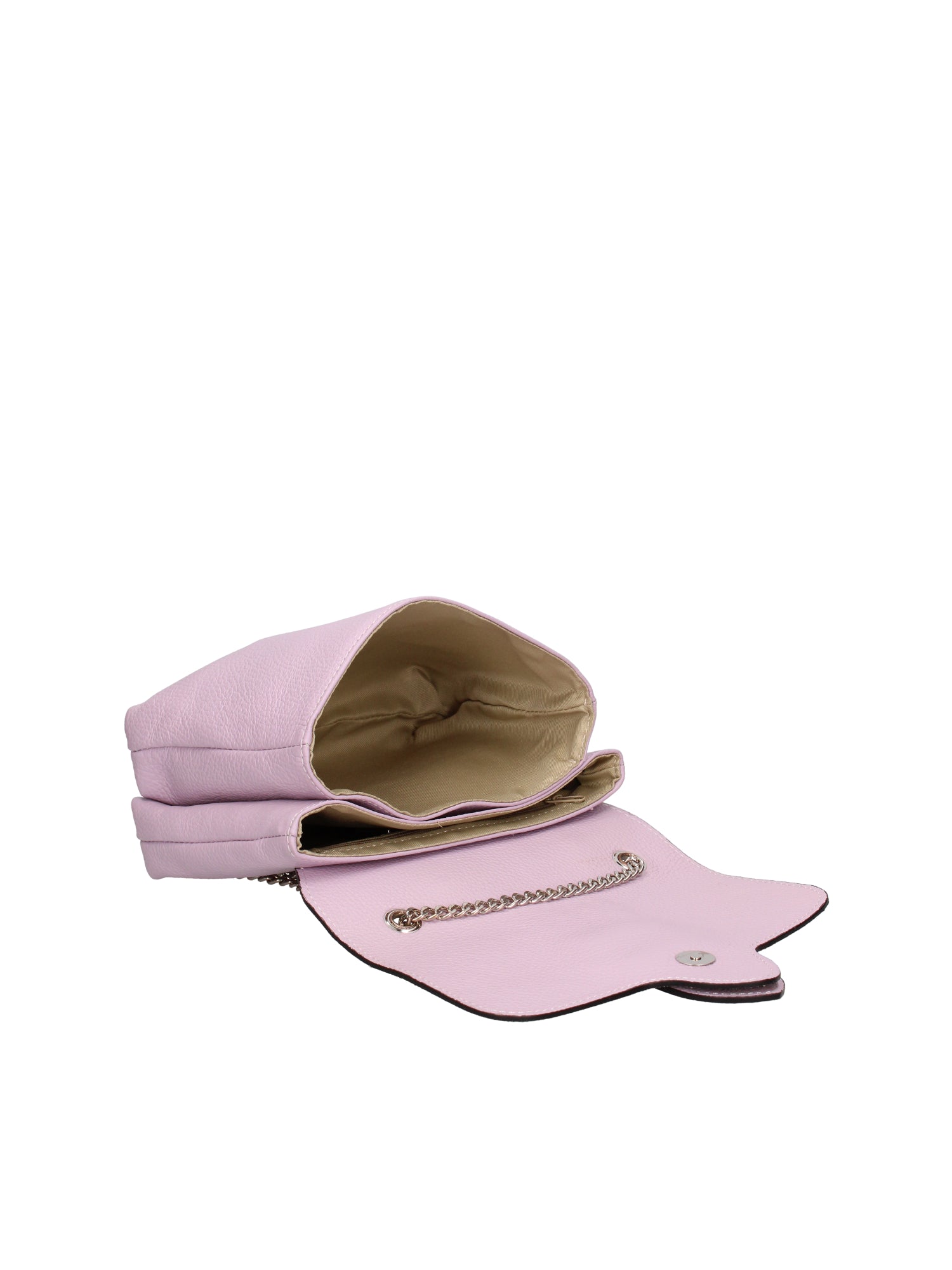 Caelia Borsa a tracolla da donna Vera pelle 194942-LILLA+BEIGE Gave Lux