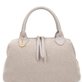 Borsa a mano da donna 100% pelle vegana PU 749-1PT-BEIGE Diana&co