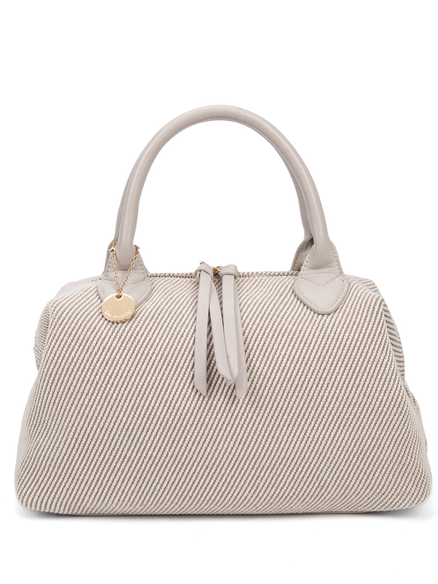 Borsa a mano da donna 100% pelle vegana PU 749-1PT-BEIGE Diana&co