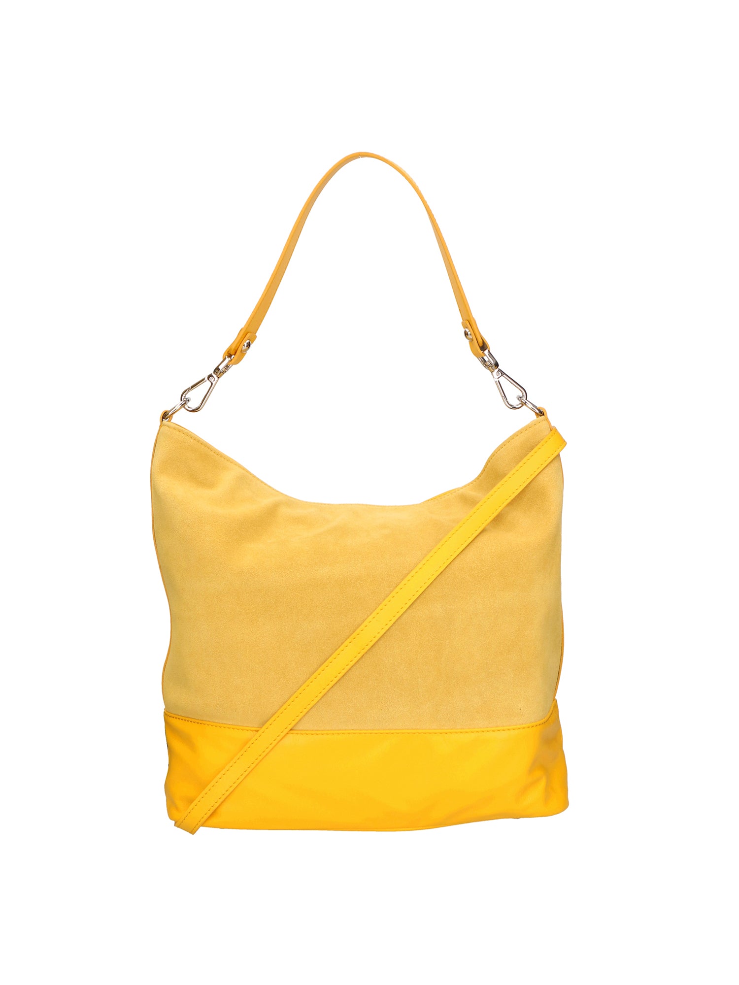 Graziana Borsa a spalla da donna Vera pelle 05960-51 GIALLO 04 GIALLO Gave Lux