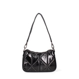 Borsa a spalla unisex Nylon e ecopelle F6716-2-BLACK David Jones